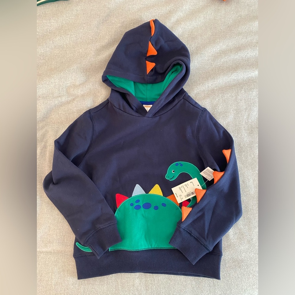 Dinosaur Hoodie + pant set. New with tags